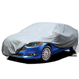 Basic Guard Universal Fit Sedan Car Cover – 3-Layer Non-Woven Fabric for All-Weather Protection