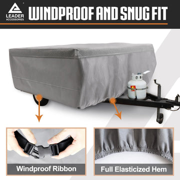 Pop up Folding Camper Cover RV Trailer - 0