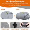 Travel Trailer RV Cover Full Size GRAY-4