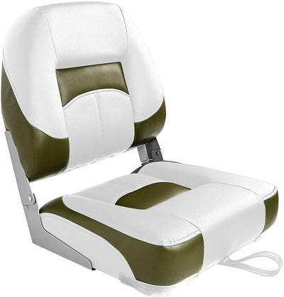 Buy white-olive-1-seat Low Back Fold Down Fishing Boat Seats
