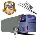 EASY SETUP Travel Trailer RV Cover GRAY-5