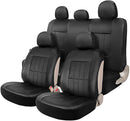 Faux Leather Car Seat Covers Full Set-5