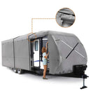 Travel Trailer RV Cover 300D Top Premium Fabric GRAY-1