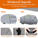 EASY SETUP Travel Trailer RV Cover GRAY-3
