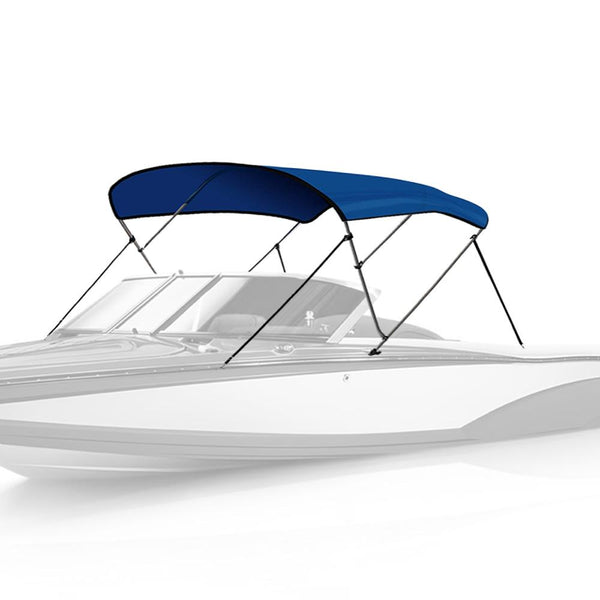 3 Bow Bimini Top PACIFIC BLUE - High Quality Bimini Tops